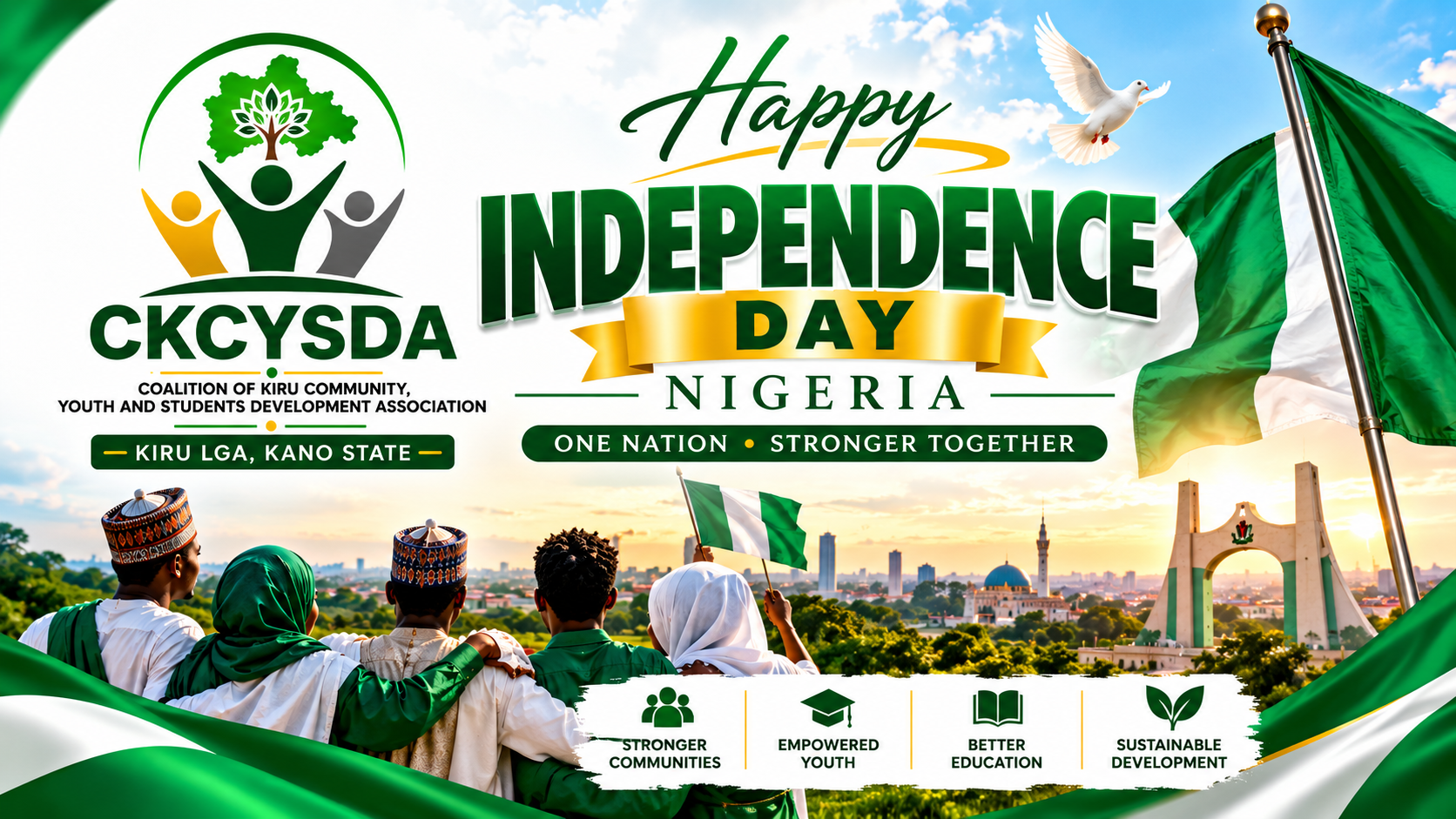 CKCYSDA Celebrates Nigeria’s Independence Day: Building a Stronger Nation Through Stronger Communities